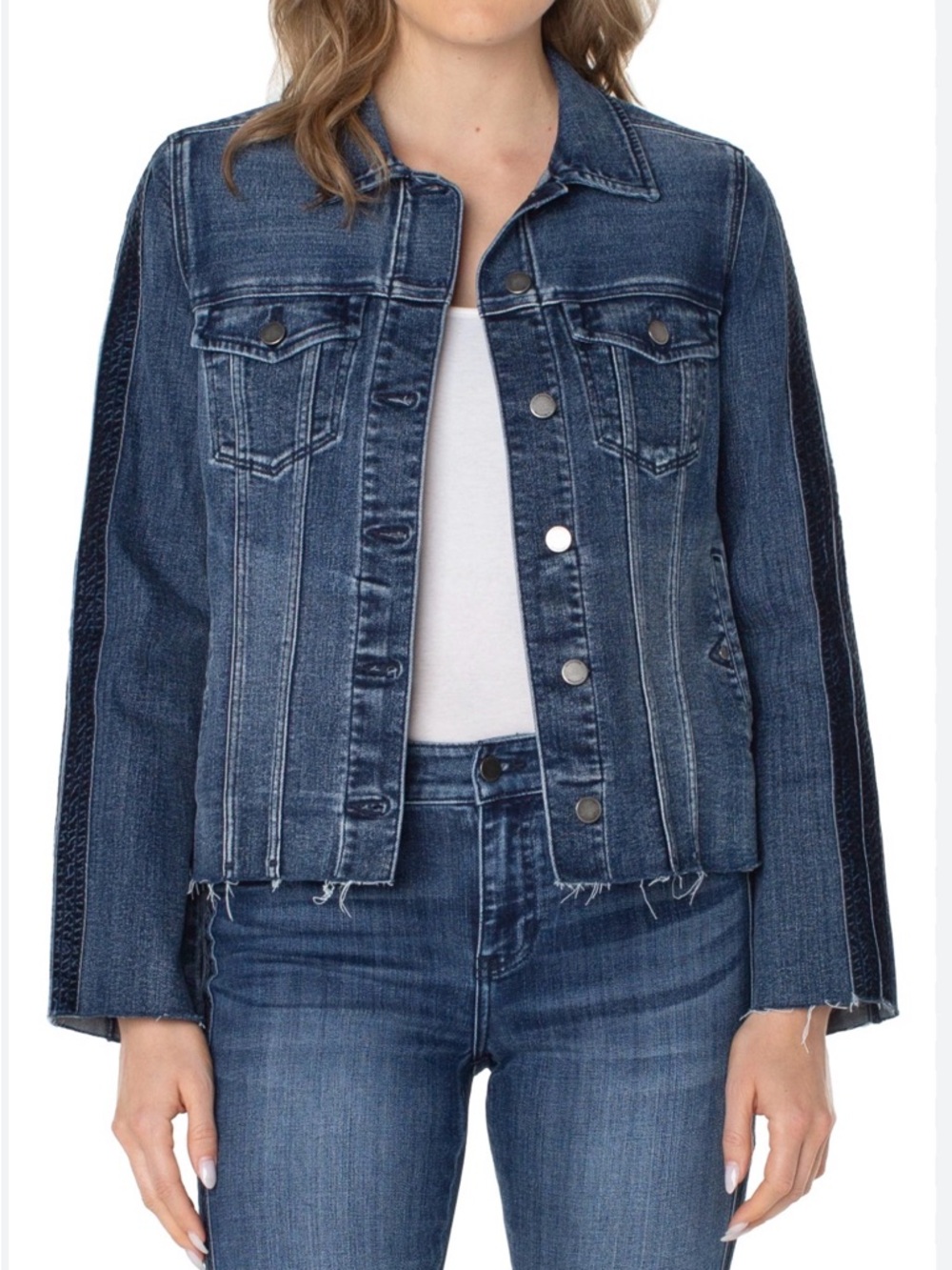 Liverpool Dark Blue Denim Jacket